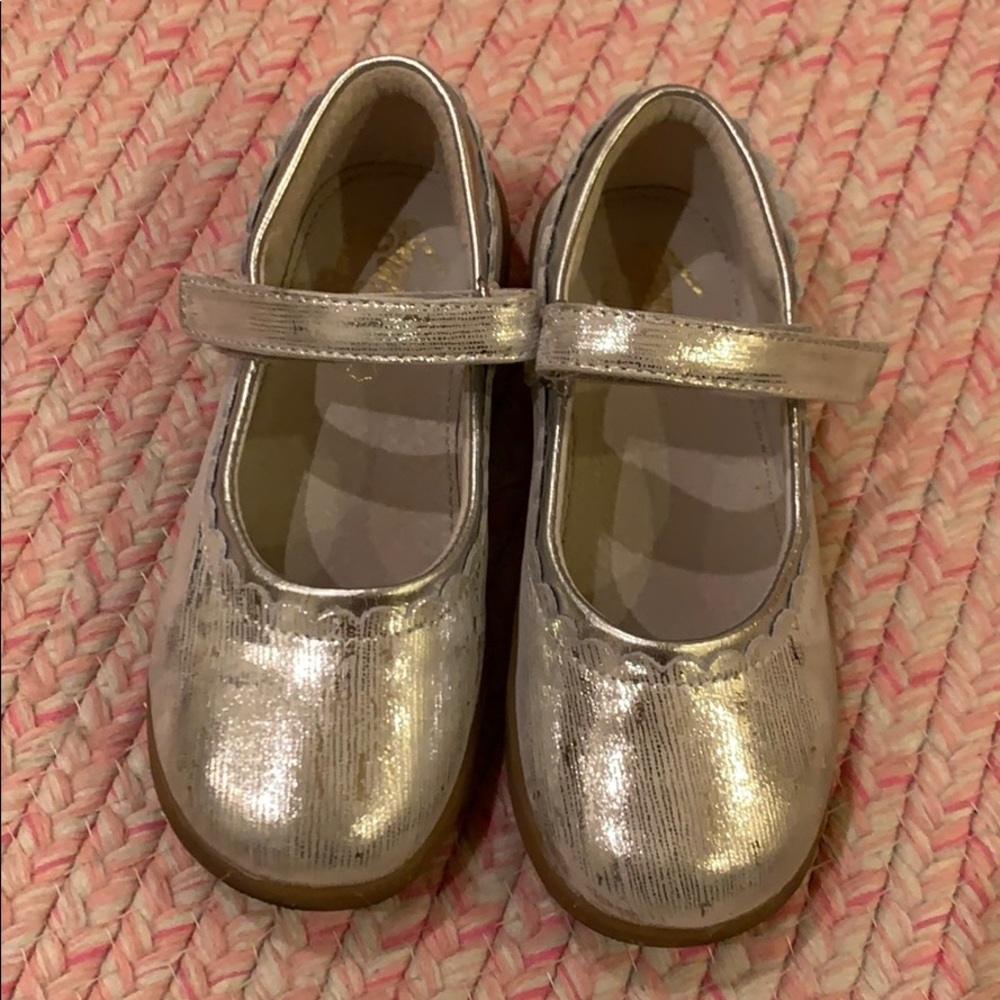 See Kai Run silver Mary Janes